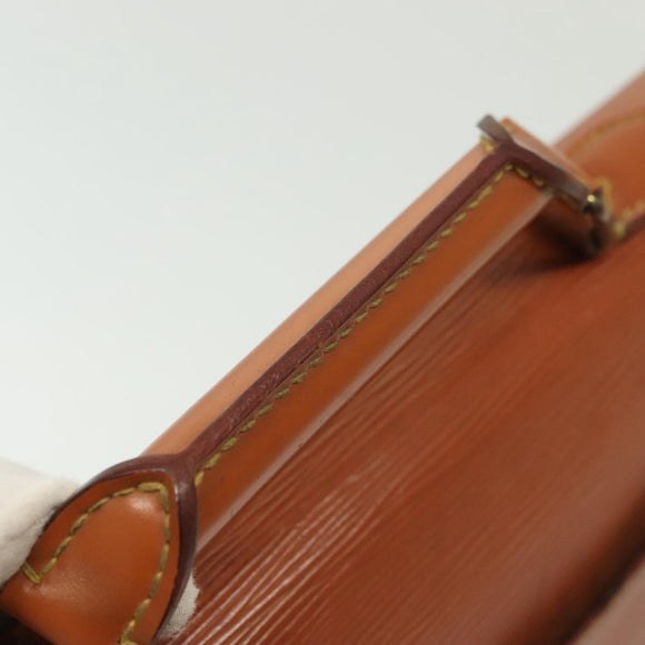 LOUIS VUITTON Epi Serviette Conseiller Briefcase Brown M54423 LV Auth BA5192