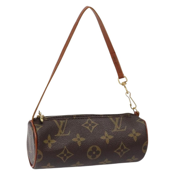 LOUIS VUITTON Monogram Papillon Pouch LV Auth BA5194