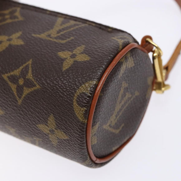 LOUIS VUITTON Monogram Papillon Pouch LV Auth BA5194