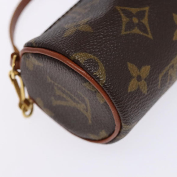 LOUIS VUITTON Monogram Papillon Pouch LV Auth BA5194