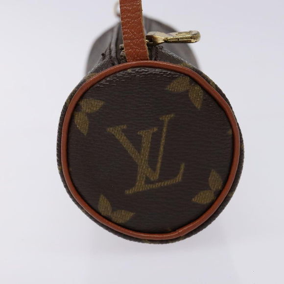 LOUIS VUITTON Monogram Papillon Pouch LV Auth BA5194
