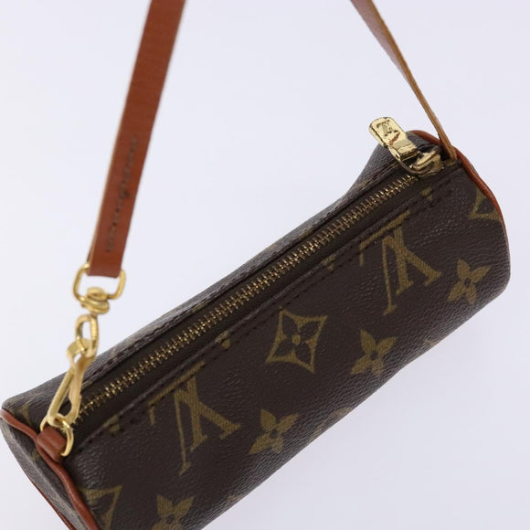 LOUIS VUITTON Monogram Papillon Pouch LV Auth BA5194