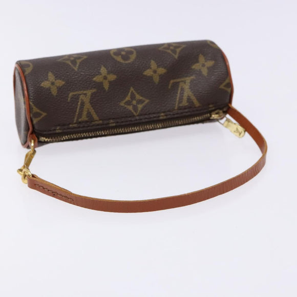 LOUIS VUITTON Monogram Papillon Pouch LV Auth BA5194
