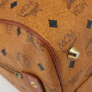 MCM Vicetos Logogram Hand Bag PVC 2way Brown Gold Auth BA5195-16
