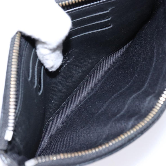 LOUIS VUITTON Monogram Eclipse Pochette Discovery PM Bag M44323 Auth BA5197