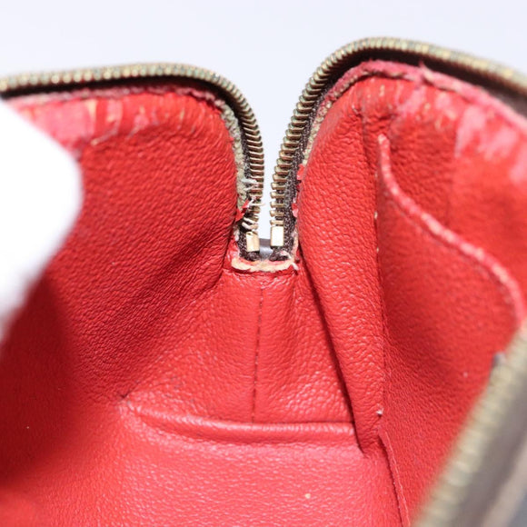 LOUIS VUITTON Damier Ebene Pochette Cosmetic PM Pouch N47516 LV Auth BA5200