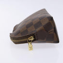 LOUIS VUITTON Damier Ebene Pochette Cosmetic PM Pouch N47516 LV Auth BA5200-4