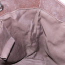 GUCCI GG Canvas Tote Bag Beige Silver 120836 Auth BA5201-20