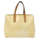 LOUIS VUITTON Monogram Vernis Reade PM Hand Bag Perle M91336 LV Auth BA5208-13