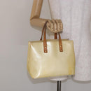 LOUIS VUITTON Monogram Vernis Reade PM Hand Bag Perle M91336 LV Auth BA5208-23