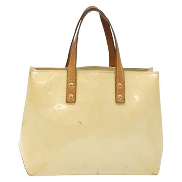 LOUIS VUITTON Monogram Vernis Reade PM Hand Bag Perle M91336 LV Auth BA5208 - 0