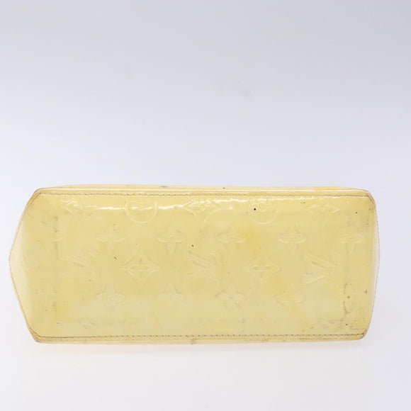 LOUIS VUITTON Monogram Vernis Reade PM Hand Bag Perle M91336 LV Auth BA5208