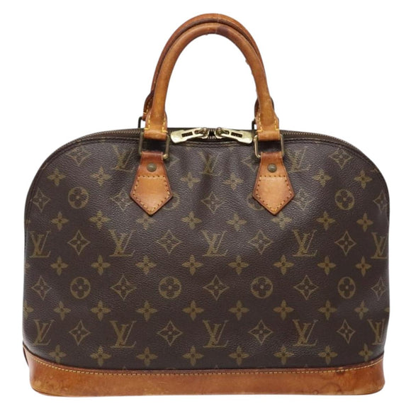 LOUIS VUITTON Monogram Alma Hand Bag M51130 LV Auth BA5209