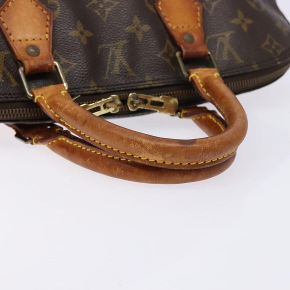 LOUIS VUITTON Monogram Alma Hand Bag M51130 LV Auth BA5209
