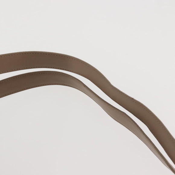 Stella MacCartney Backpack Suede Beige Silver 410905 Auth BA5213