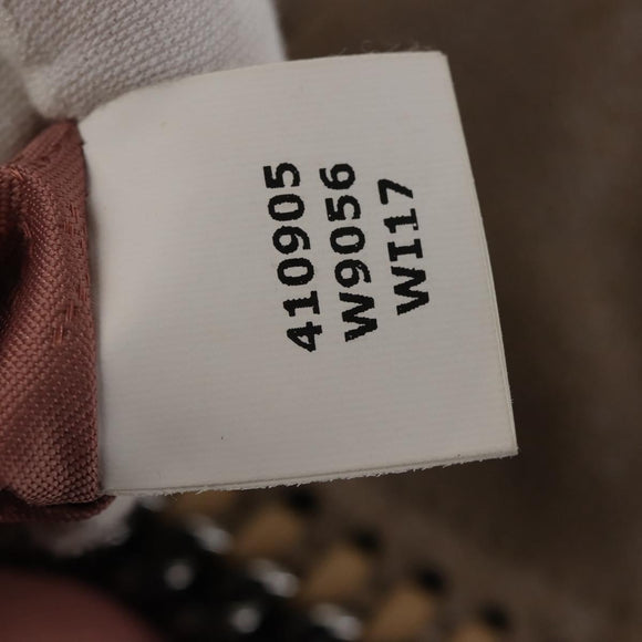 Stella MacCartney Backpack Suede Beige Silver 410905 Auth BA5213