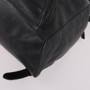 Gianni Versace Backpack Leather Black Gold Auth BA5214-15