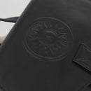 Gianni Versace Backpack Leather Black Gold Auth BA5214-18