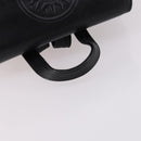 Gianni Versace Backpack Leather Black Gold Auth BA5214-7