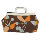 Miu Miu Hand Bag Canvas Brown Auth BA5216-2