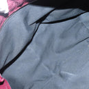 Chloe Saskia Hand Bag Leather Bordeaux Gold Auth BA5217-11