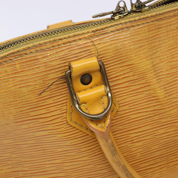 LOUIS VUITTON Epi Alma Hand Bag Yellow M52149 LV Auth BA5218