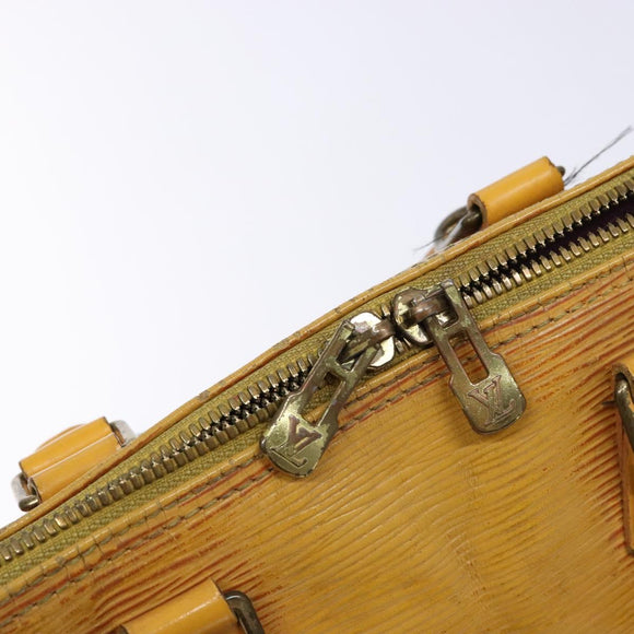LOUIS VUITTON Epi Alma Hand Bag Yellow M52149 LV Auth BA5218