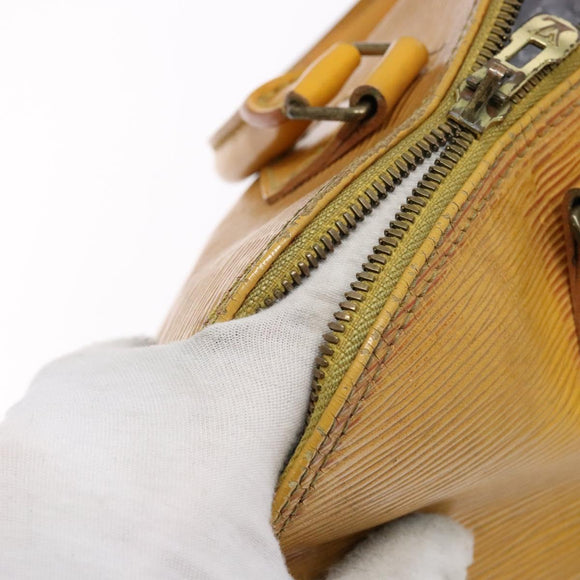 LOUIS VUITTON Epi Alma Hand Bag Yellow M52149 LV Auth BA5218