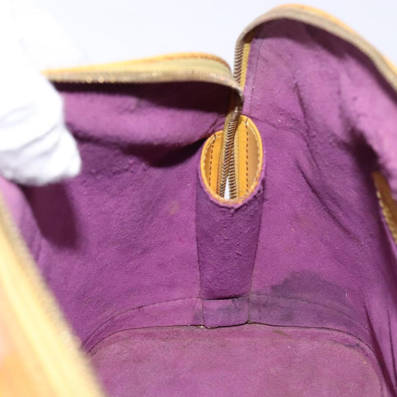 LOUIS VUITTON Epi Alma Hand Bag Yellow M52149 LV Auth BA5218