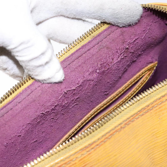 LOUIS VUITTON Epi Alma Hand Bag Yellow M52149 LV Auth BA5218