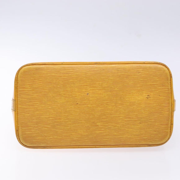 LOUIS VUITTON Epi Alma Hand Bag Yellow M52149 LV Auth BA5218
