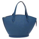 LOUIS VUITTON Epi Saint Jacques Shoulder Bag Blue M52275 LV Auth BA5219-1