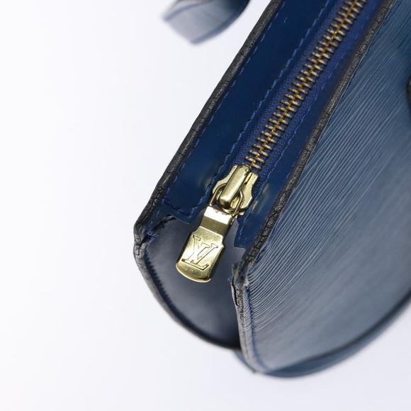 LOUIS VUITTON Epi Saint Jacques Shoulder Bag Blue M52275 LV Auth BA5219