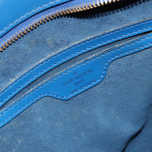 LOUIS VUITTON Epi Saint Jacques Shoulder Bag Blue M52275 LV Auth BA5219