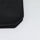 Christian Dior Chain Shoulder Bag Leather Black Gold Auth BA5226-16