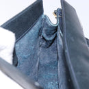 GUCCI GG Supreme Sherry Line Shoulder Bag PVC Navy Gold 72 02 024 Auth BA5227-17