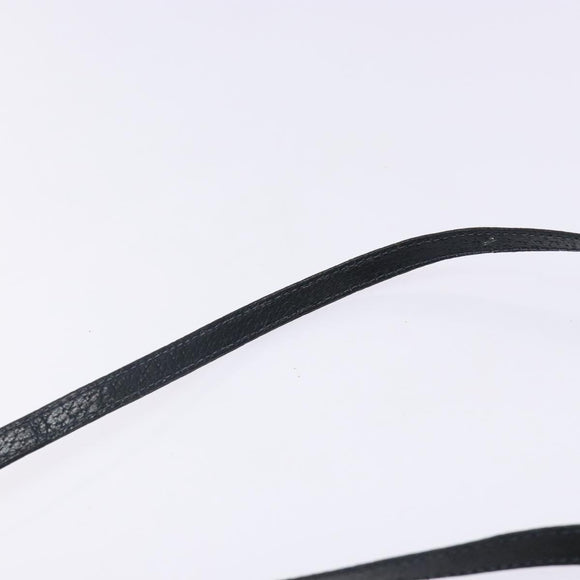 GUCCI GG Supreme Sherry Line Shoulder Bag PVC Navy Gold 72 02 024 Auth BA5227