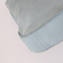 GUCCI Bamboo Hand Bag Suede 2way Light Blue Gold 001 1638 Auth BA5228-13