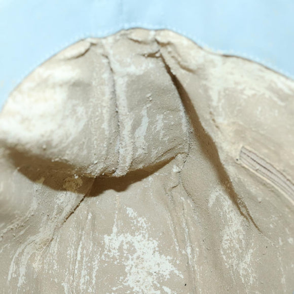 GUCCI Bamboo Hand Bag Suede 2way Light Blue Gold 001 1638 Auth BA5228