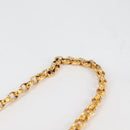 CHANEL Matelasse Chain Shoulder Bag Suede Purple Gold CC Auth BA5229-11