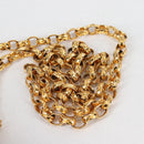 CHANEL Matelasse Chain Shoulder Bag Suede Purple Gold CC Auth BA5229-12