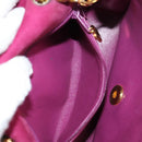 CHANEL Matelasse Chain Shoulder Bag Suede Purple Gold CC Auth BA5229-26