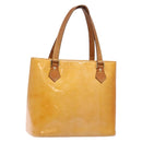 LOUIS VUITTON Monogram Vernis Houston Bag Marshmallow Pink M91302 Auth BA5236-1