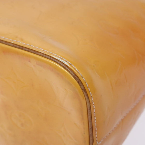 LOUIS VUITTON Monogram Vernis Houston Bag Marshmallow Pink M91302 Auth BA5236