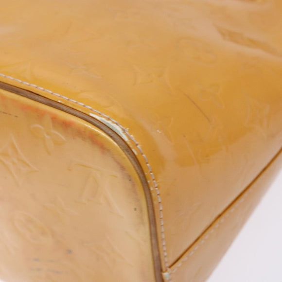 LOUIS VUITTON Monogram Vernis Houston Bag Marshmallow Pink M91302 Auth BA5236