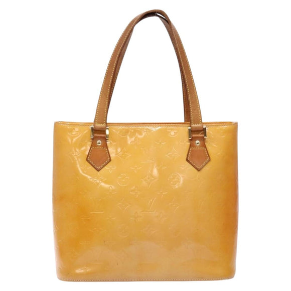 LOUIS VUITTON Monogram Vernis Houston Bag Marshmallow Pink M91302 Auth BA5236