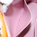 LOUIS VUITTON Monogram Vernis Houston Bag Marshmallow Pink M91302 Auth BA5236-24