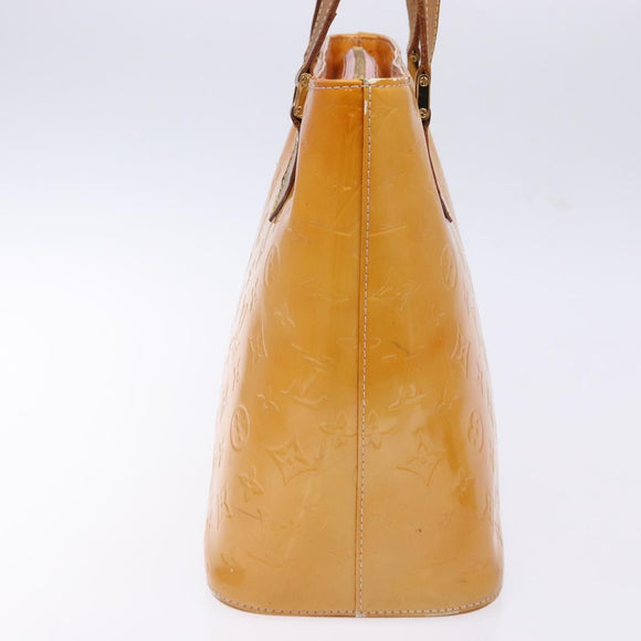 LOUIS VUITTON Monogram Vernis Houston Bag Marshmallow Pink M91302 Auth BA5236