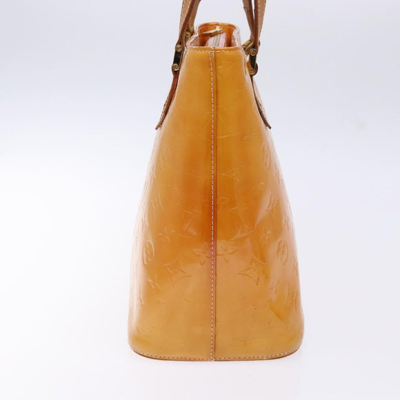 LOUIS VUITTON Monogram Vernis Houston Bag Marshmallow Pink M91302 Auth BA5236