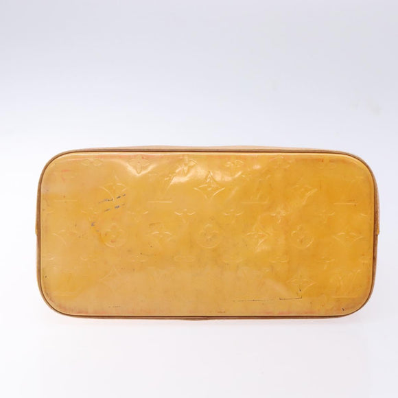 LOUIS VUITTON Monogram Vernis Houston Bag Marshmallow Pink M91302 Auth BA5236